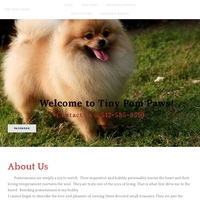 Image of website Tiny Pom Paws